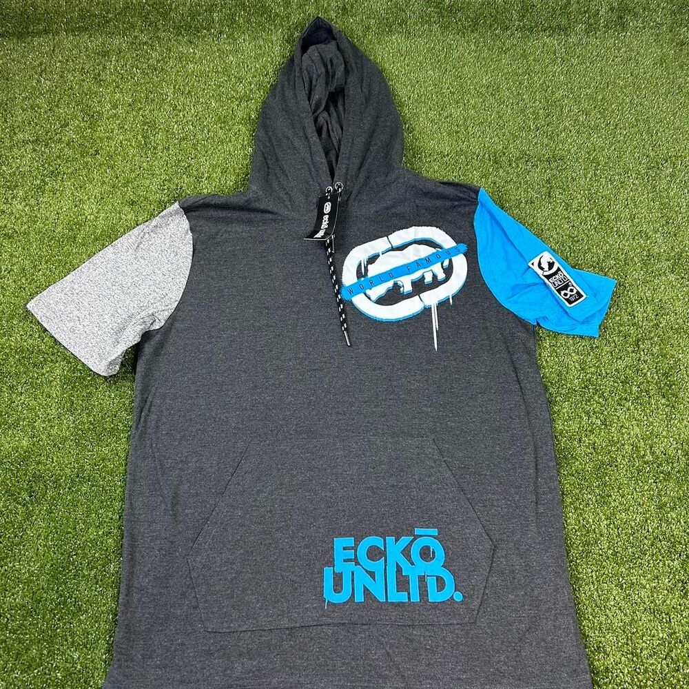 Ecko-unltd Men's Grey Hoodie